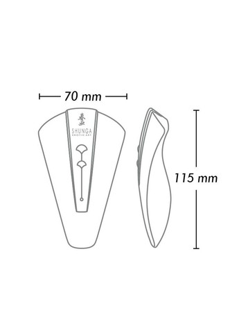 Кліторальний вібратор Obi Light Pink вібратор для жінок для точкової стимуляції Shunga (298349200)