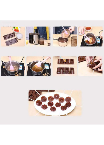 Силиконовая форма для леденцов и конфет на палочке "Звезда" Kitchen Master (339042276)