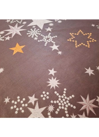Наволочка декоративна Stars Тепло зимових снів бязь 45х45 см шоколадна (2800004904049) SoundSleep (378295206)