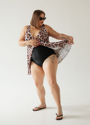 Коричневый летний купальник платье сплошной купальник-платье, слитный Ods