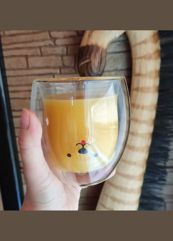 Стакан c подвійними стінками Подвійним дном Ведмедик 250 ml cup003 Finding (316249235)