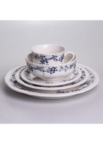 Столовий набір посуду тарілок і чашок 32 предмети на 6 персон Vintage порцеляновий YY78-10A Yiwu (370802005)