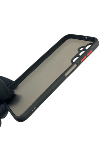 Чехол для телефона Galaxy A24 (SM-A245F) с 3D принтом патриотическим с высокими бортами на самсунг а24 черный Samsung (366390278)