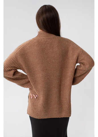 Песочный демисезонный свитер s1027 Sewel