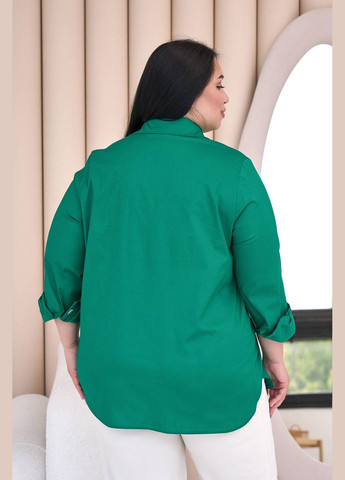Зеленая классическая рубашка Tatiana