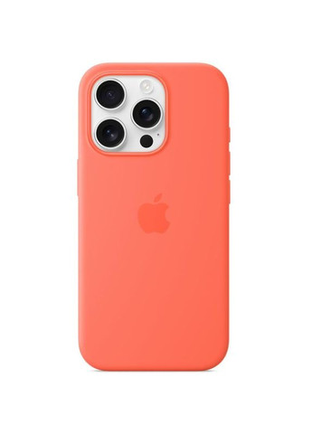 Чохол Silicone case (AAA) з Magsafe та анімацією (button) для Apple iPhone 16 Pro Max (6.9") Оранжевий Epik (372499802)