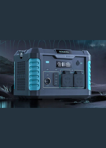 Зарядна станція RS10002B2-G153H чорна 961701 Romoss (279554638)