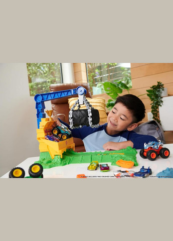 Ігровий набір Хот Вілс Hot Wheels Monster Truck Arena Smashers Rhinomite's Chargin' Challenge Mattel (322854750)