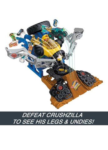 Игровой набор Атака Крашзилы, серия Тренировочная арена, с треком, монстром и машинкой, Mattel Hot Wheels (334010741)