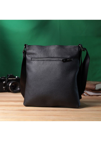 Тонкая сумка для мужчин через плечо из натуральной кожи 23х24х1,5 см Shvigel (315870875)