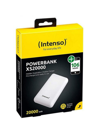 Внешний аккумулятор Power Bank XS20000 (4034303029594) Белый Intenso (279553431)