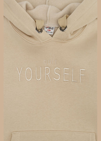 Худі для дівчинки колір бежевий ЦБ-00260720 Ifba (303722311)