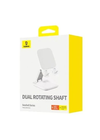 Підставка для ґаджетів Seashell Series Folding Tablet Stand B10451500211-00 White Baseus (305844386)