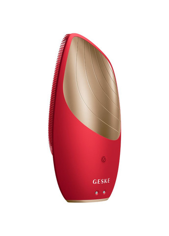 Электронная звуковая термо щетка для лица Sonic Thermo Facial Brush 6в1 red GESKE (341526184)