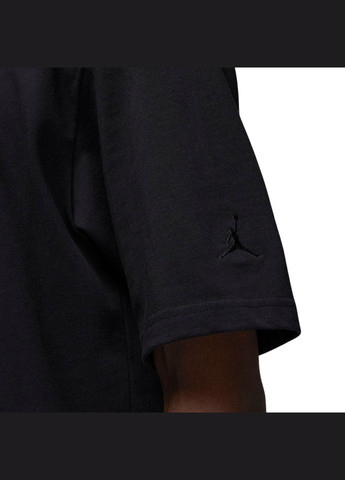 Черная футболка air brand wordmark tee black fj1969-010 (размер: ) Jordan