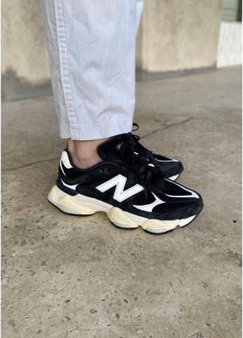 КРОСІВКИ ЖІНОЧІ NEW BALANCE 9060 BLACK WHITE V2 НЬЮ БЕЛАНС 9060 No Brand чорні демісезони (367167259)