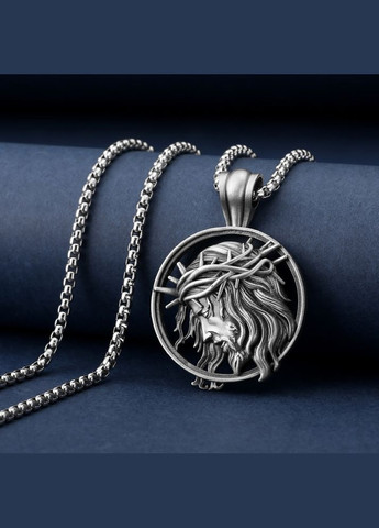 Чоловічий кулон із ланцюжком на шию з олова підвіска амулет стильний оберег STORE 198 (329202053)