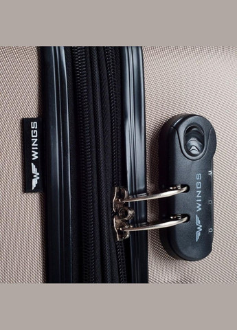 Дорожня Валіза 304 - L (темно-сірий) Wings (346534440)