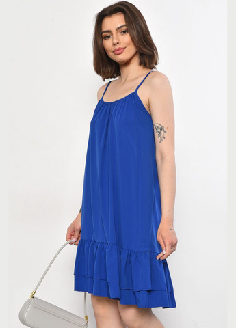 Сарафан жіночий синього кольору Let's Shop (293337717)