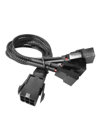 Кабель живлення внутрішній PCIePower 6p FanPower 3p F/M (мама/тато) x6 (6x12V) 0.27m Sleeve Lucom (370888361)