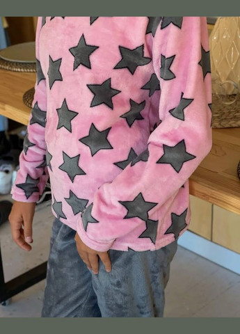 Розовая зимняя пижама для девочки (подростковая) hc (h001-6079-035-2) No Brand