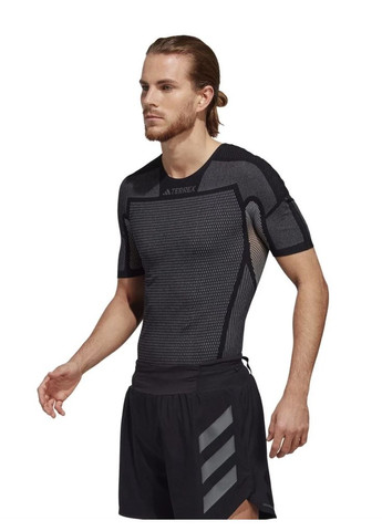 Футболка компрессионная термо майка adidas T-Shirt Mens Terrex Drynamo Compression Baselayer (305065269)
