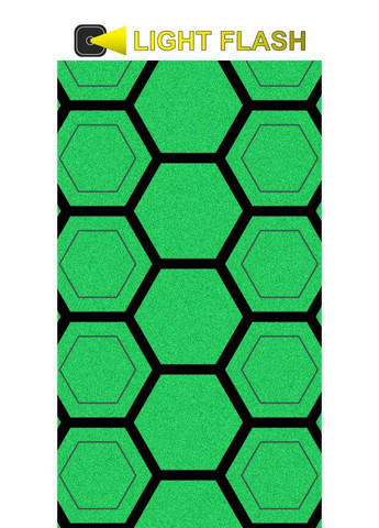 Наклейки світловідбивні на раму велосипеда зелені Schiok! (316150971)