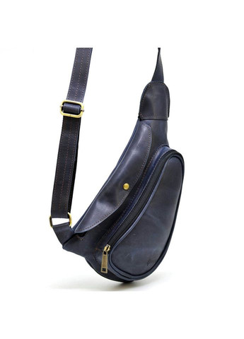 Минирюкзак из натуральной кожи синий на одно плечо TK3026-3md TARWA (298683875)