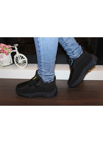 Кросівки дутики зимові жіночі чорні No Brand Кросівки жіночі зимові чорні зими (364870920)