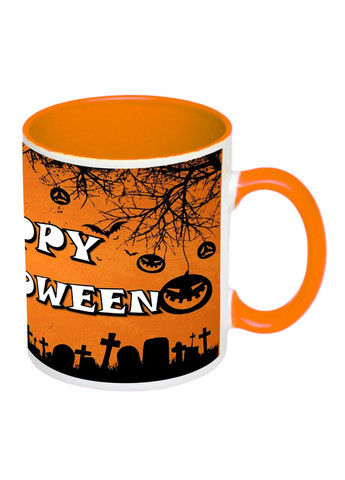 Чашка с печатью "Happy Helloween №2" 330мл ( ) (20838) No Brand (312487327)