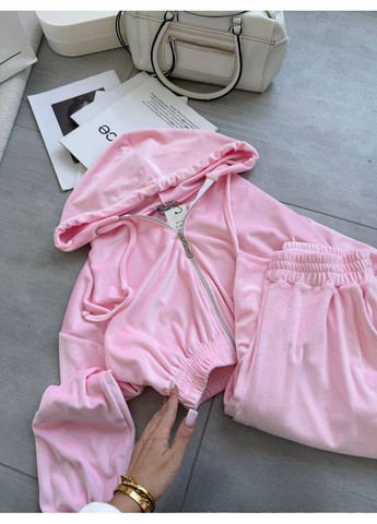 Женский велюровый костюм No Brand (365775291)