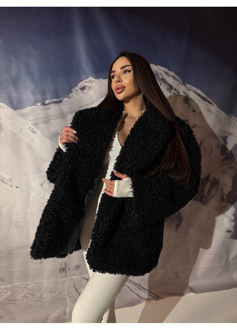 Женская шуба оверсайз из искусственного меха каракуль MonCher (371257712)