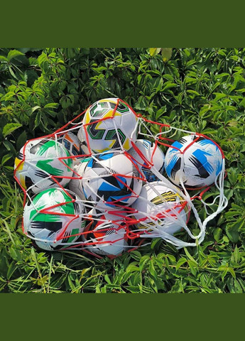 Сетка для переноски и хранения мячей бело-красная 30-001-R-W SNS (331171829)