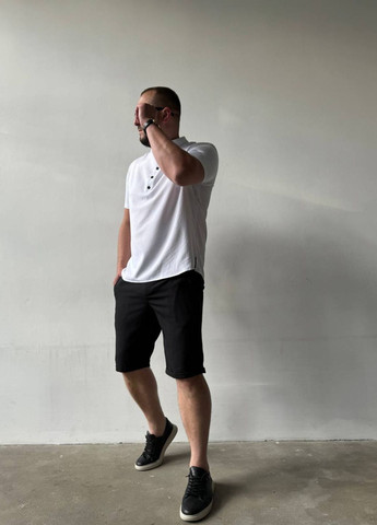 Белая классическая, повседневный, кэжуал рубашка однотонная MonsterBrand