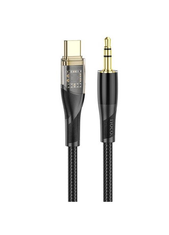 Кабель 3.5mm to TypeC Transparent Discovery Edition Digital audio conversion cable UPA25 |1M| Hoco (293345682)