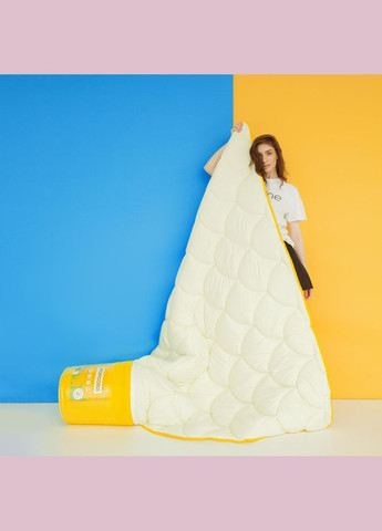 Попкорн полуторный одеяло 140х200 см подушка 50х70 см антиаллергенная с кукурузным наполнителем IDEIA (334726806)