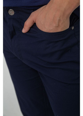 Темно-синие повседневный демисезонные прямые брюки Ager