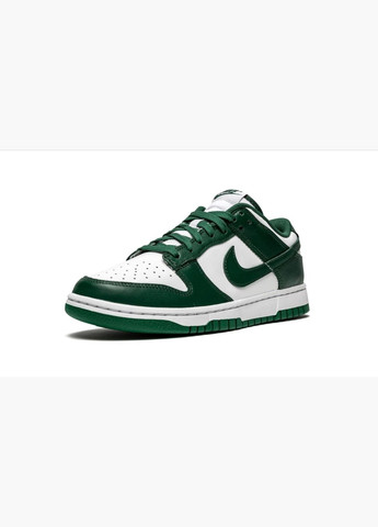 Білі кросівки чоловічі dunk low white/green dd1391-101 Nike