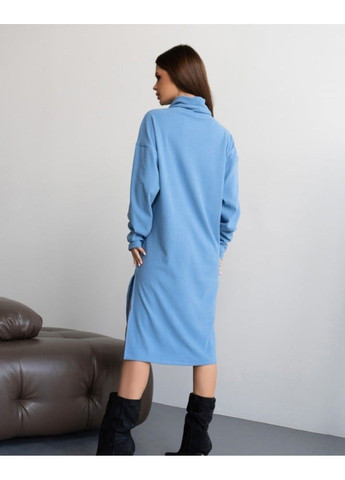 Голубое повседневный платье 14433 m голубой ISSA PLUS