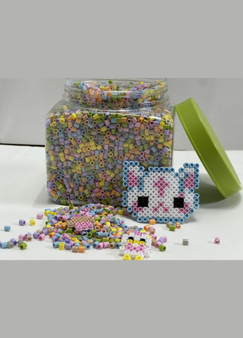 Термомозаика, 4 формы, пинцет. Пастельные цвета IKEA PYSSLA (322832961)