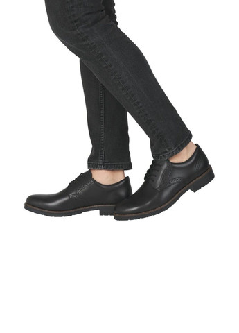 Черные повседневные туфли Rieker