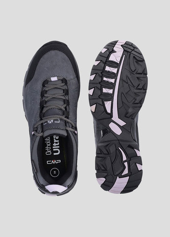 Темно-серые демисезонные серые треккинговые кроссовки melnick low wmn trekking shoes CMP