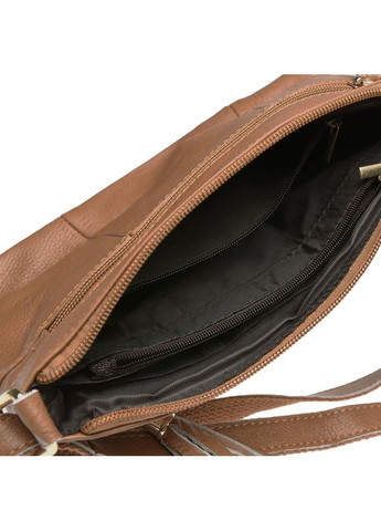 Сумка жіноча шкіряна через плече K11181 Brown Keizer (302007768)