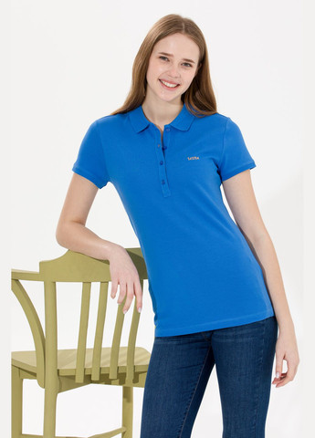 Синяя футболка u.s.polo assn женская U.S. Polo Assn.