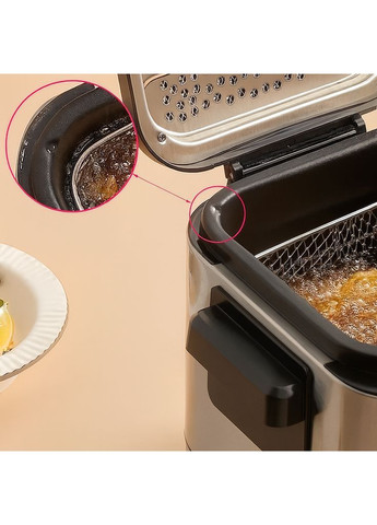 Фритюрниця Crownberg 1,5 л 1200 Вт No Brand (372377053)