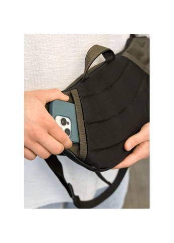 Большая мужская поясная сумка бананка для планшета DynamicDart хаки Sambag (386667751)