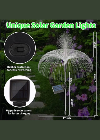 Вулична гірлянда на сонячній батареї Подвійний Фонтан RGB No Brand (315362531)