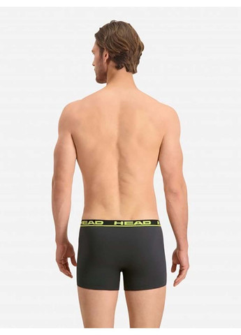 Трусы-боксеры BASIC BOXER 2P Графитовый, Желтый Head (302246613)