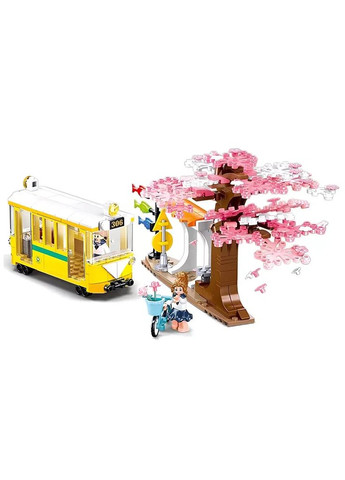 Конструктор Happy Diary Трамвай у центрі міста 347 дет (M38-B1018) Sluban (346998899)