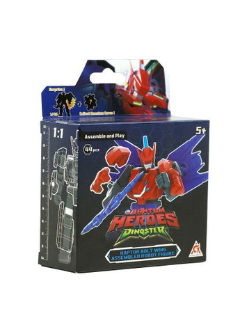 Конструктор Робот - Раптор Болт Винг (EU580881A-6) DINOSTER Робот - Раптор Болт Вінг (366478936)